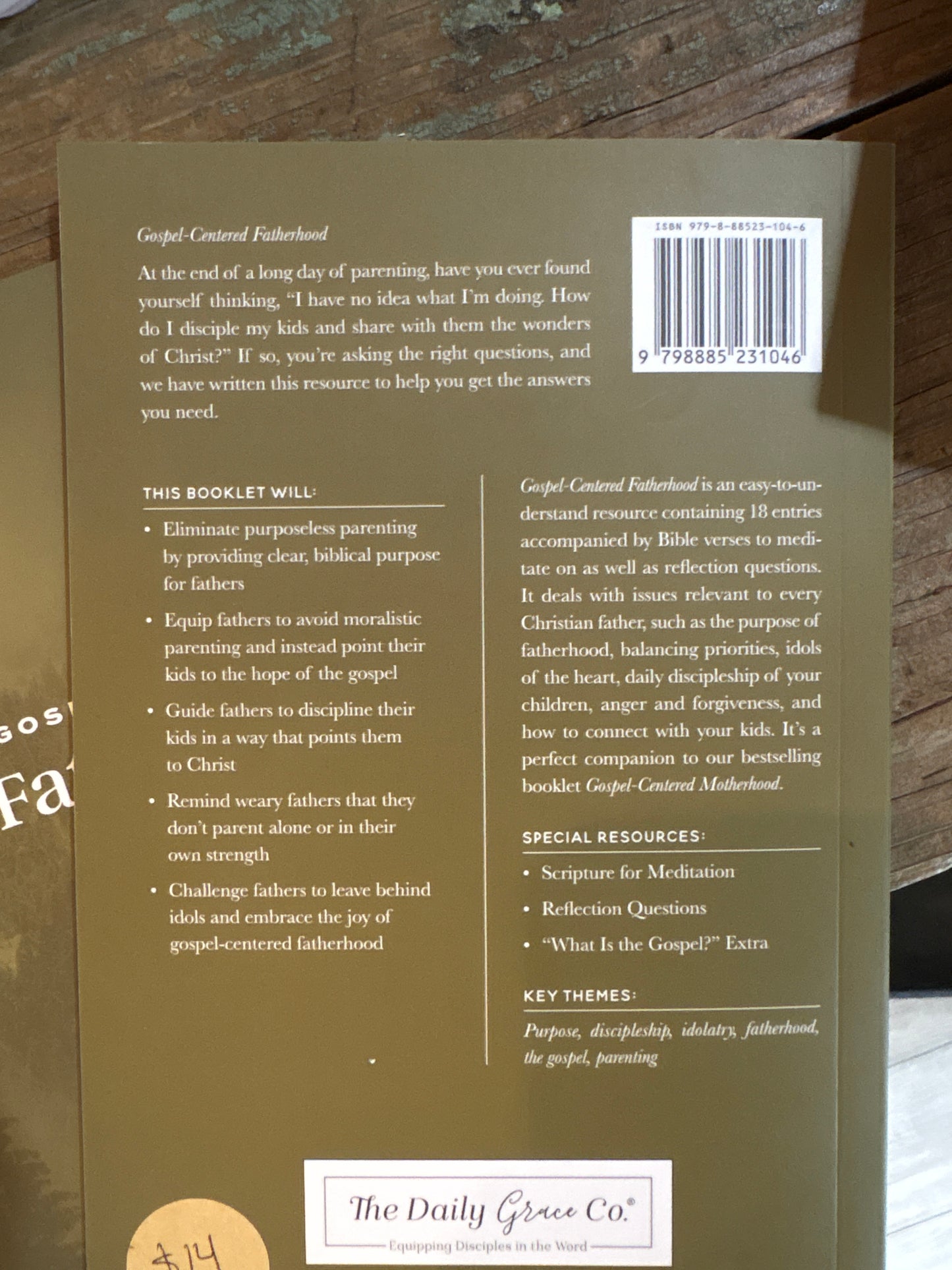 Gospel centered fatherhood