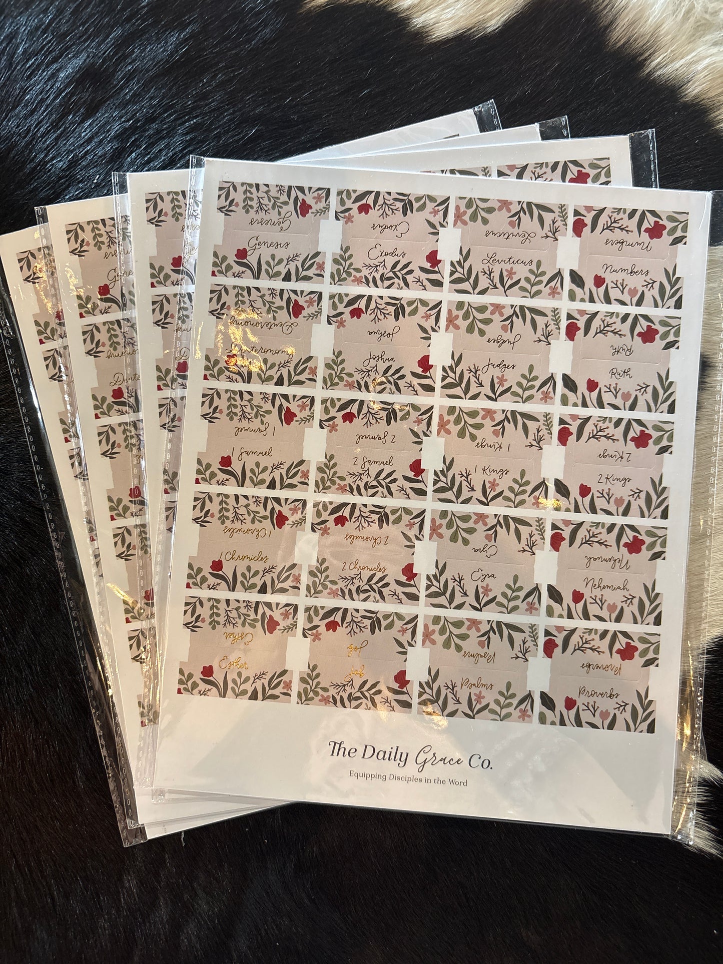 Floral Bible Tabs