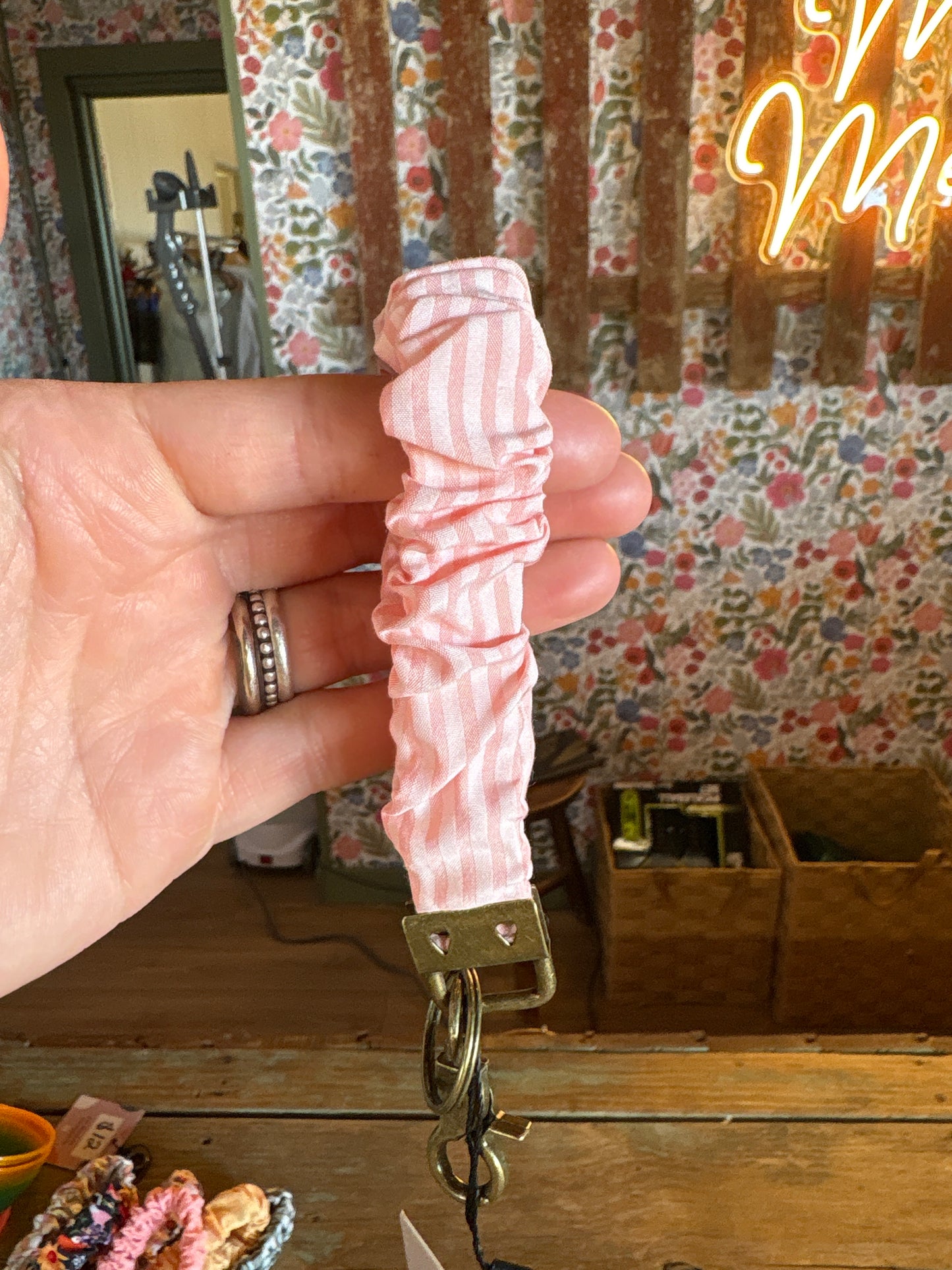 Scrunchie Keychain