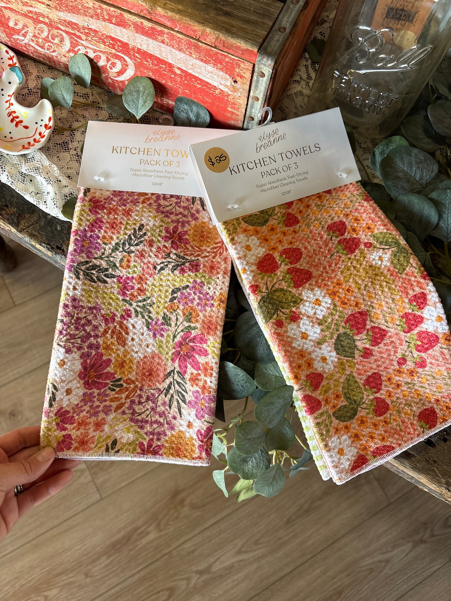 Floral Kitchen Towels