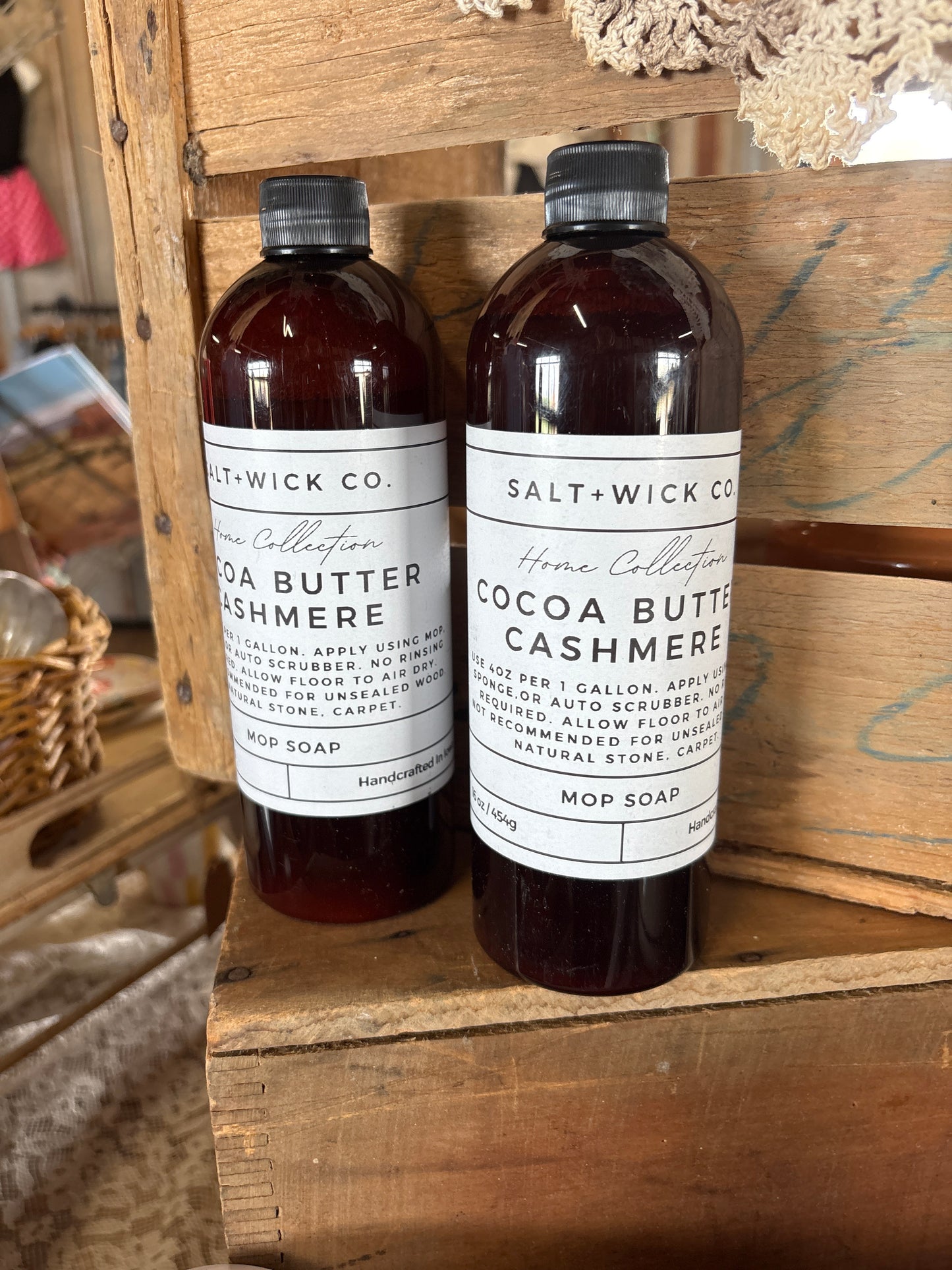 Salt & Wick Mop Soap- Cocoa Butter Chashmere