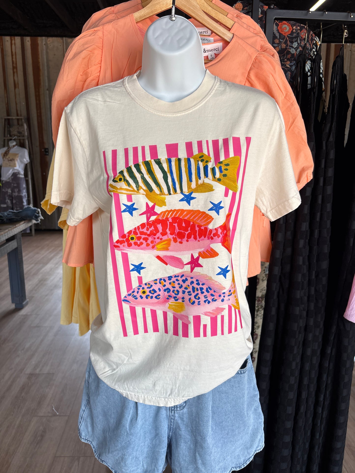 Rainbow Fish Tee