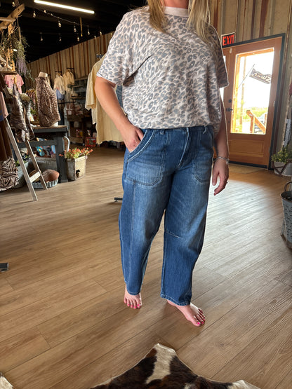 Vervet Barrel Jean