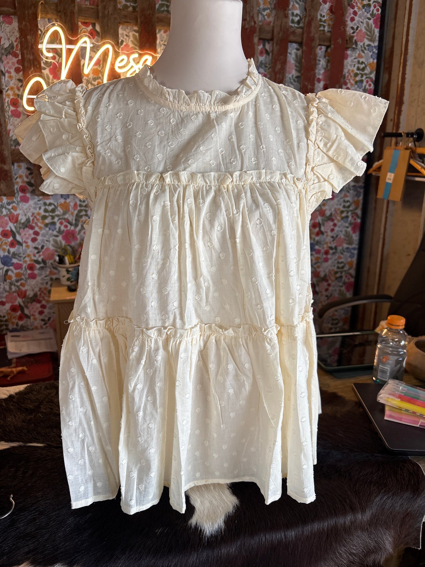 Dot Tiered Blouse