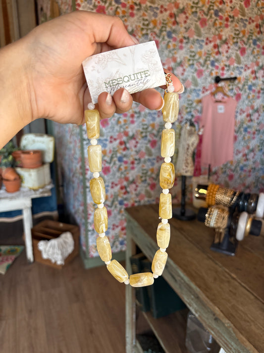 Cream candy beads