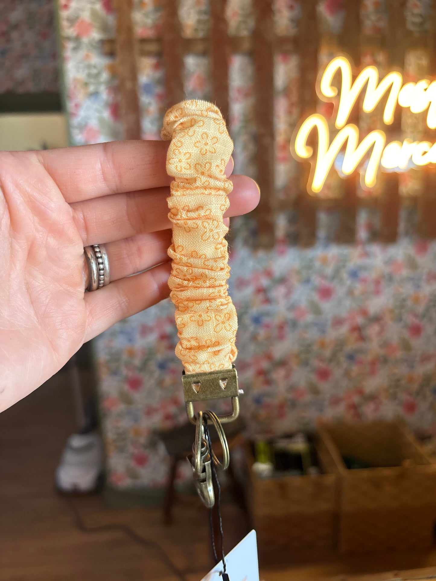 Scrunchie Keychain