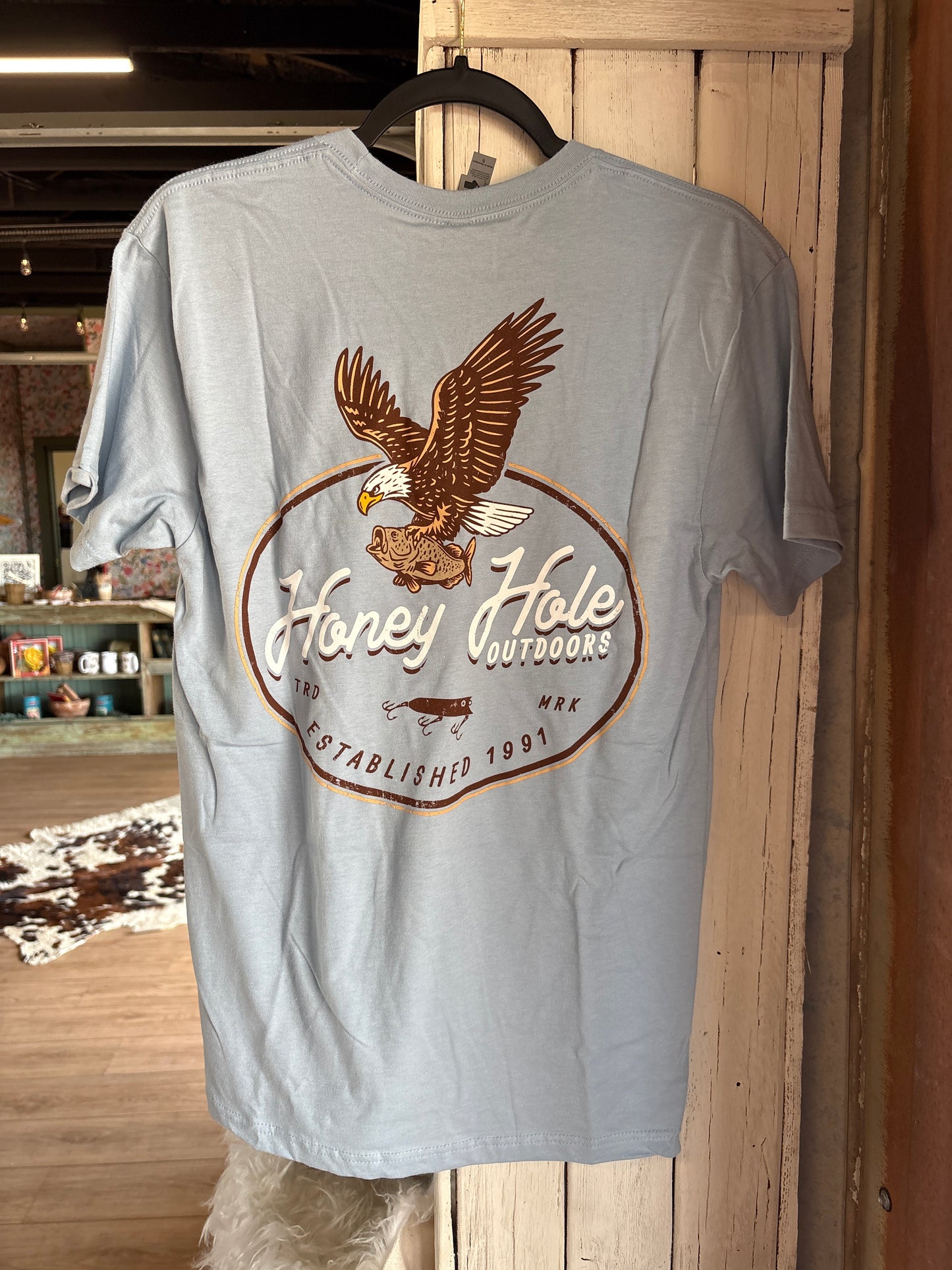 Honey Hole Eagle Mens Tee