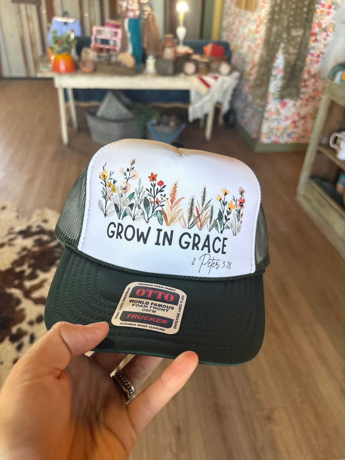 Grow in Grace Hat