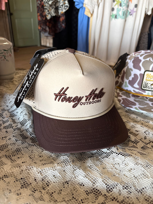 Honey Hole Tan Performance Hat