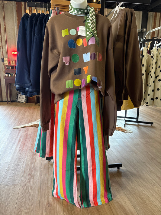 Funky striped Pants