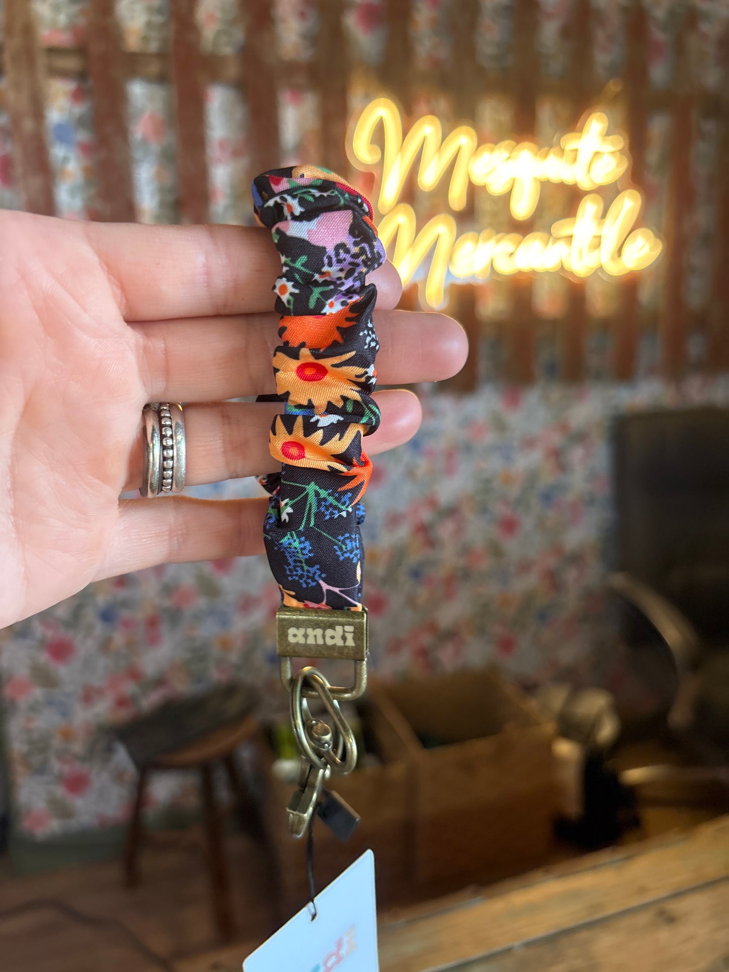 Scrunchie Keychain