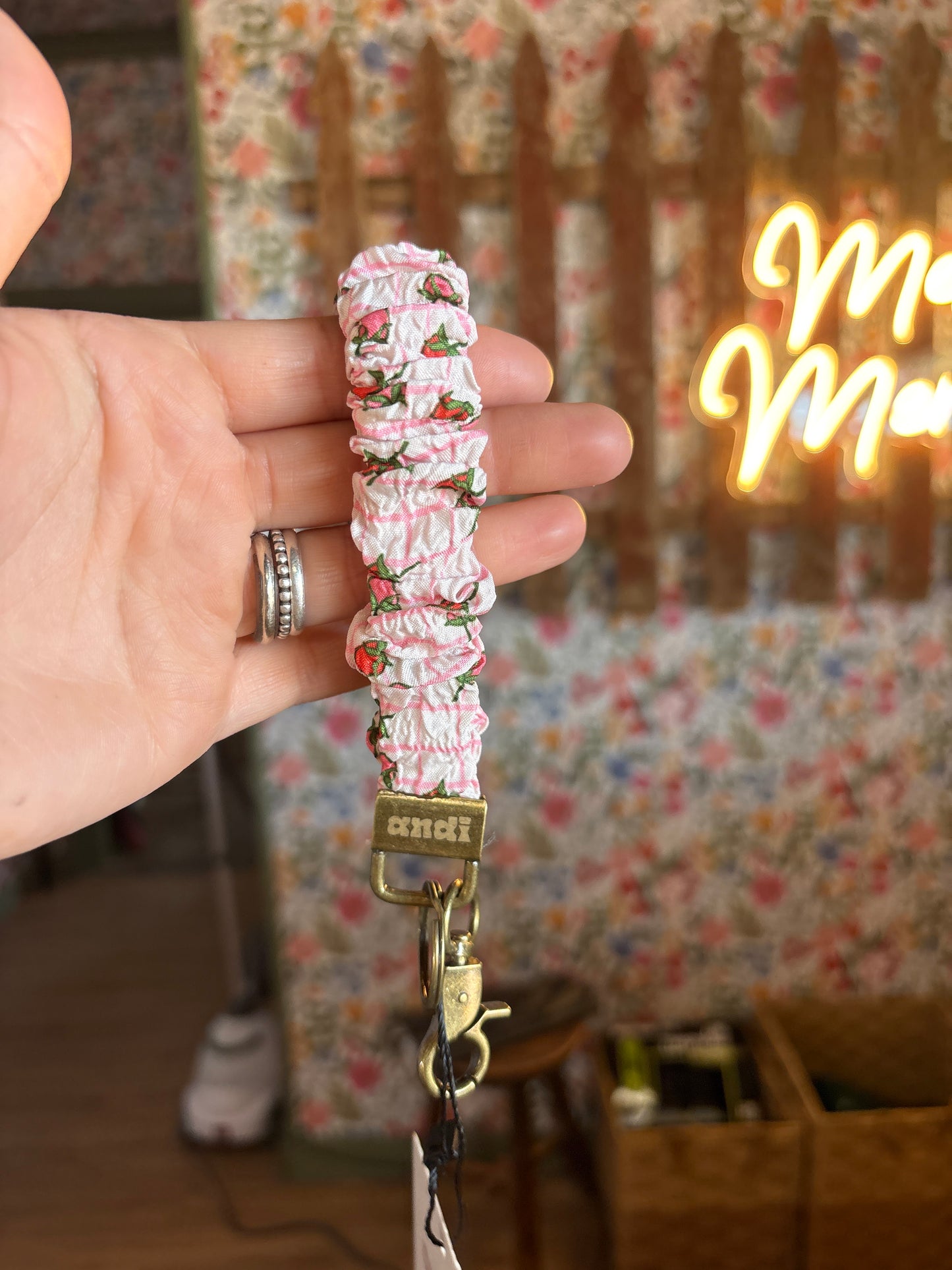 Scrunchie Keychain