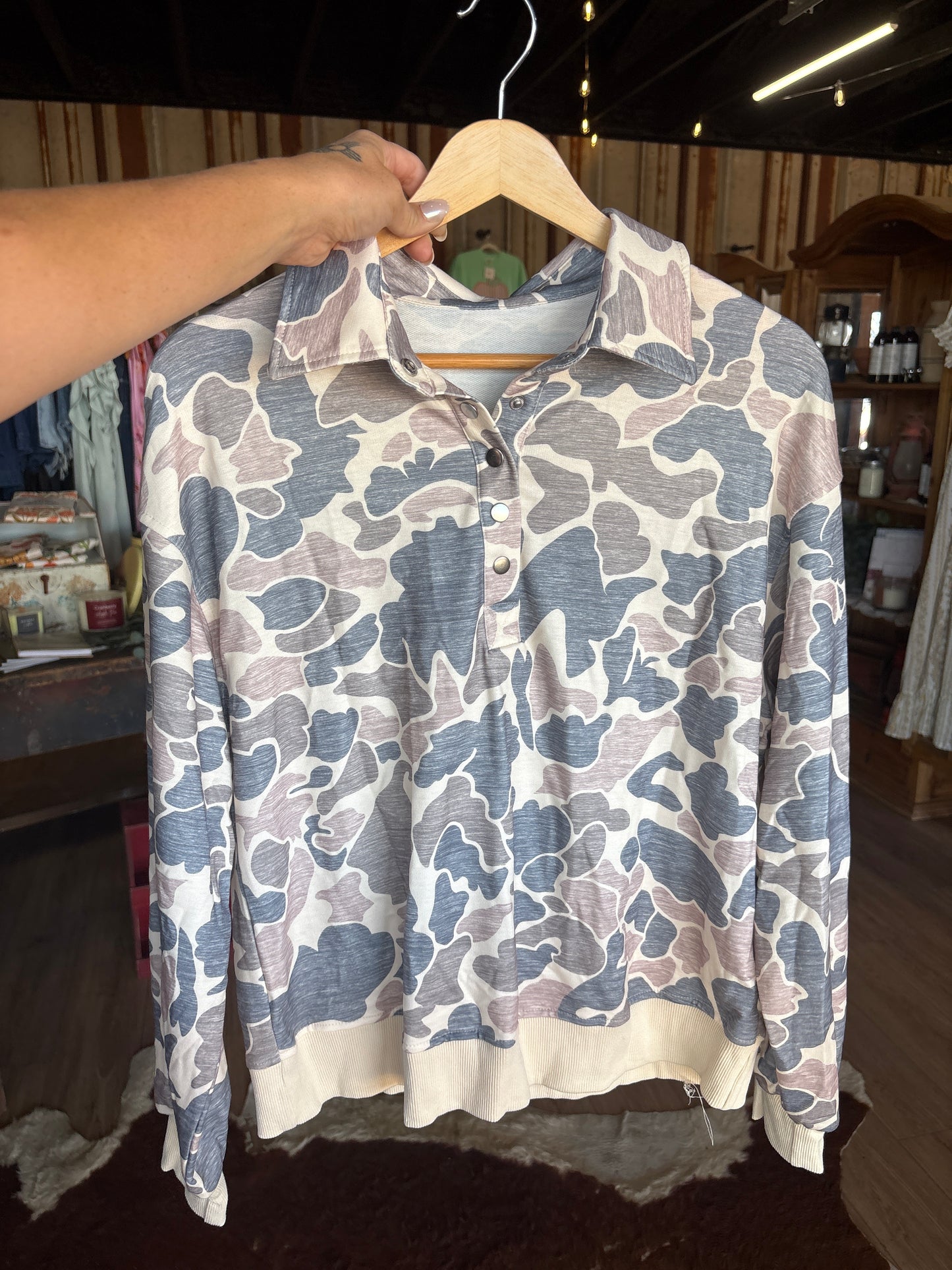 Camo Pull Over