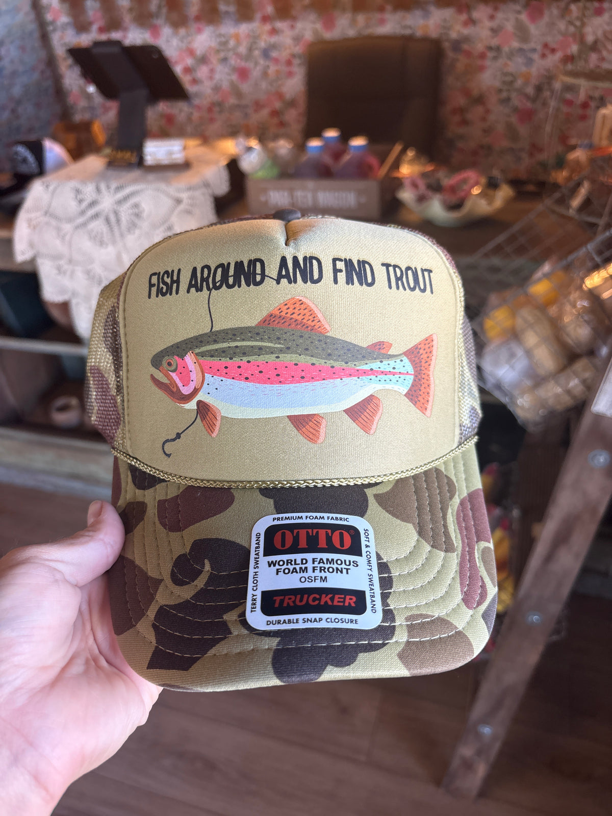 Fish Around and Find Trout Hat