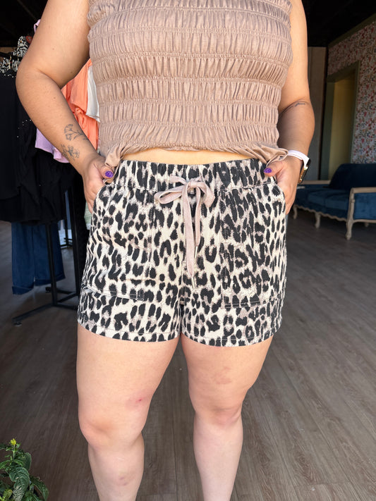 Leopard Shorts