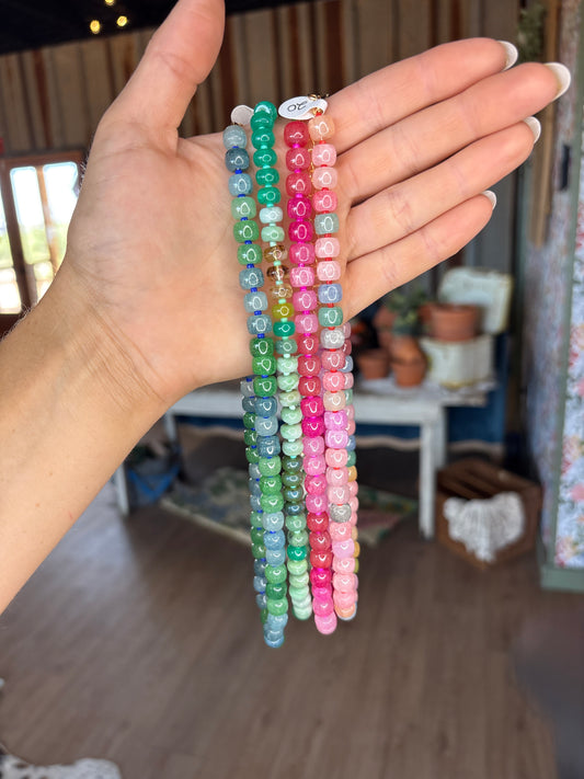 Colored Bead Necklaces