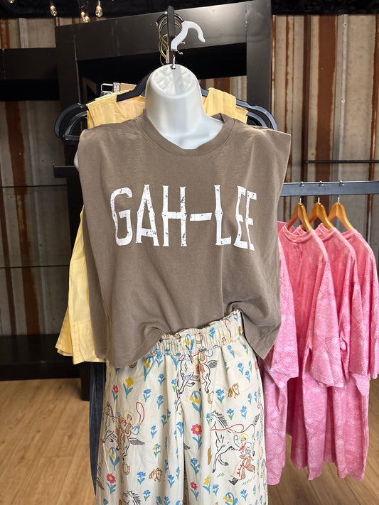 Gah-Lee cut-off Tee