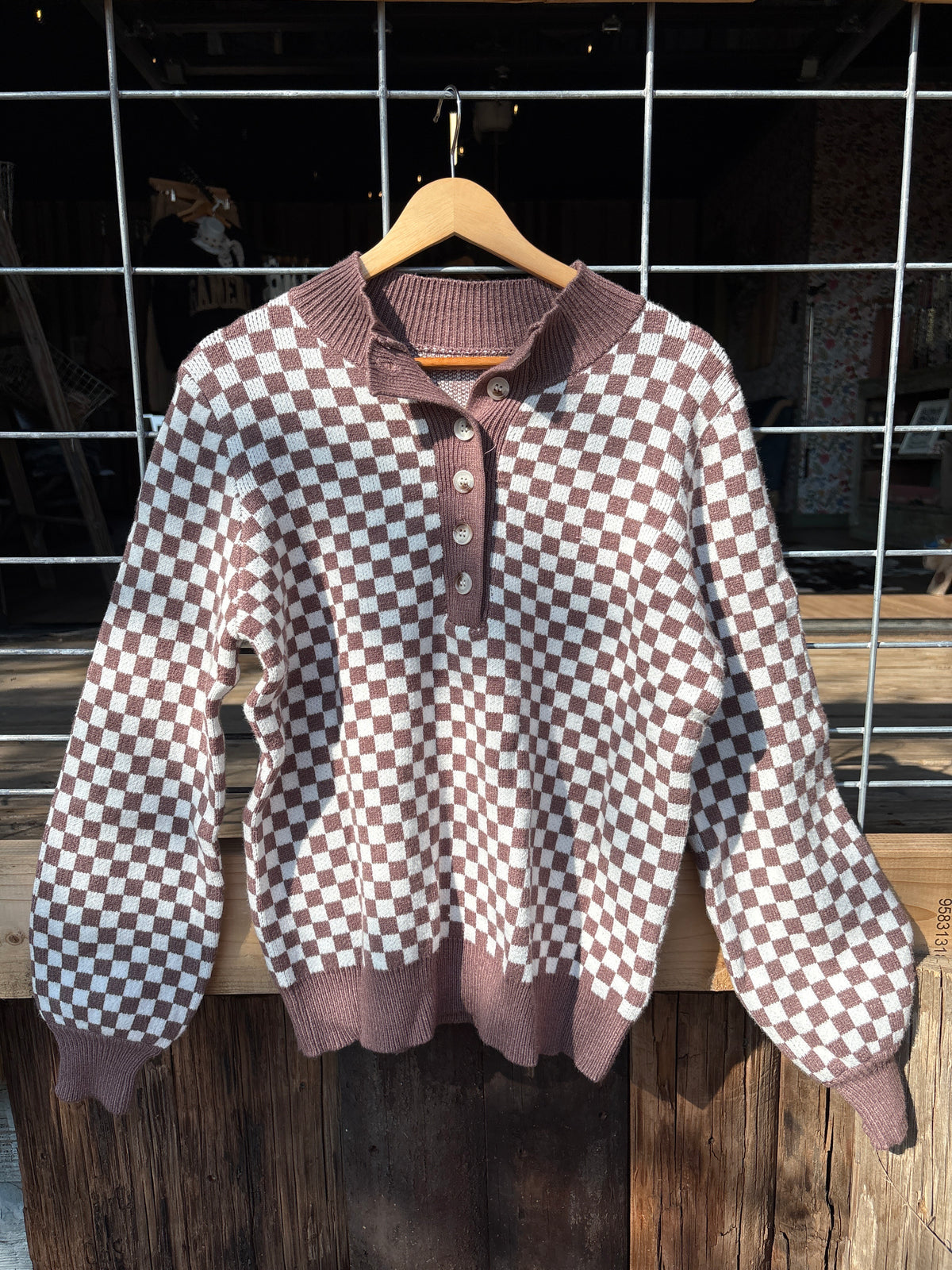Kenzie Checkered Sweater