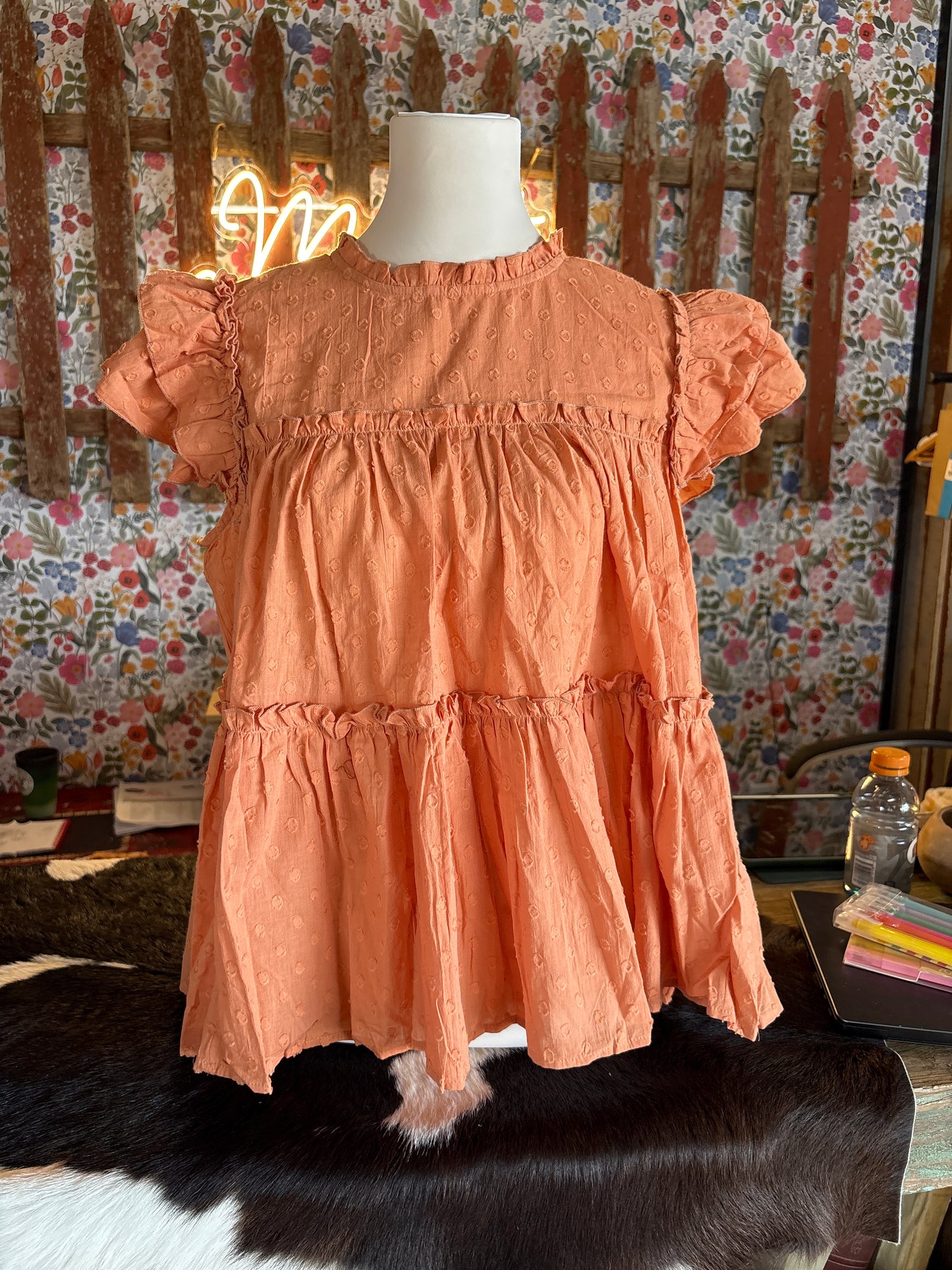 Dot Tiered Blouse