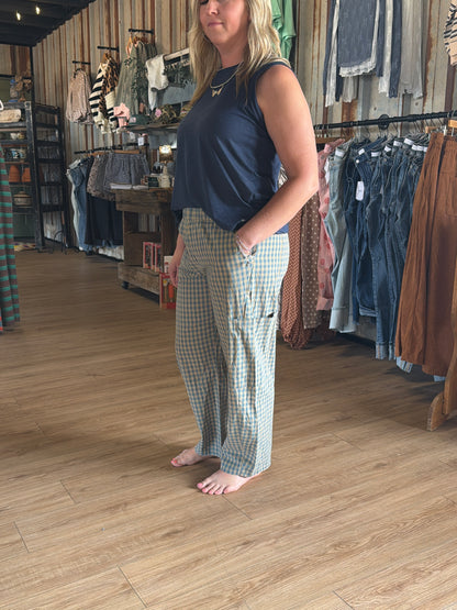 Ginger plaid pants