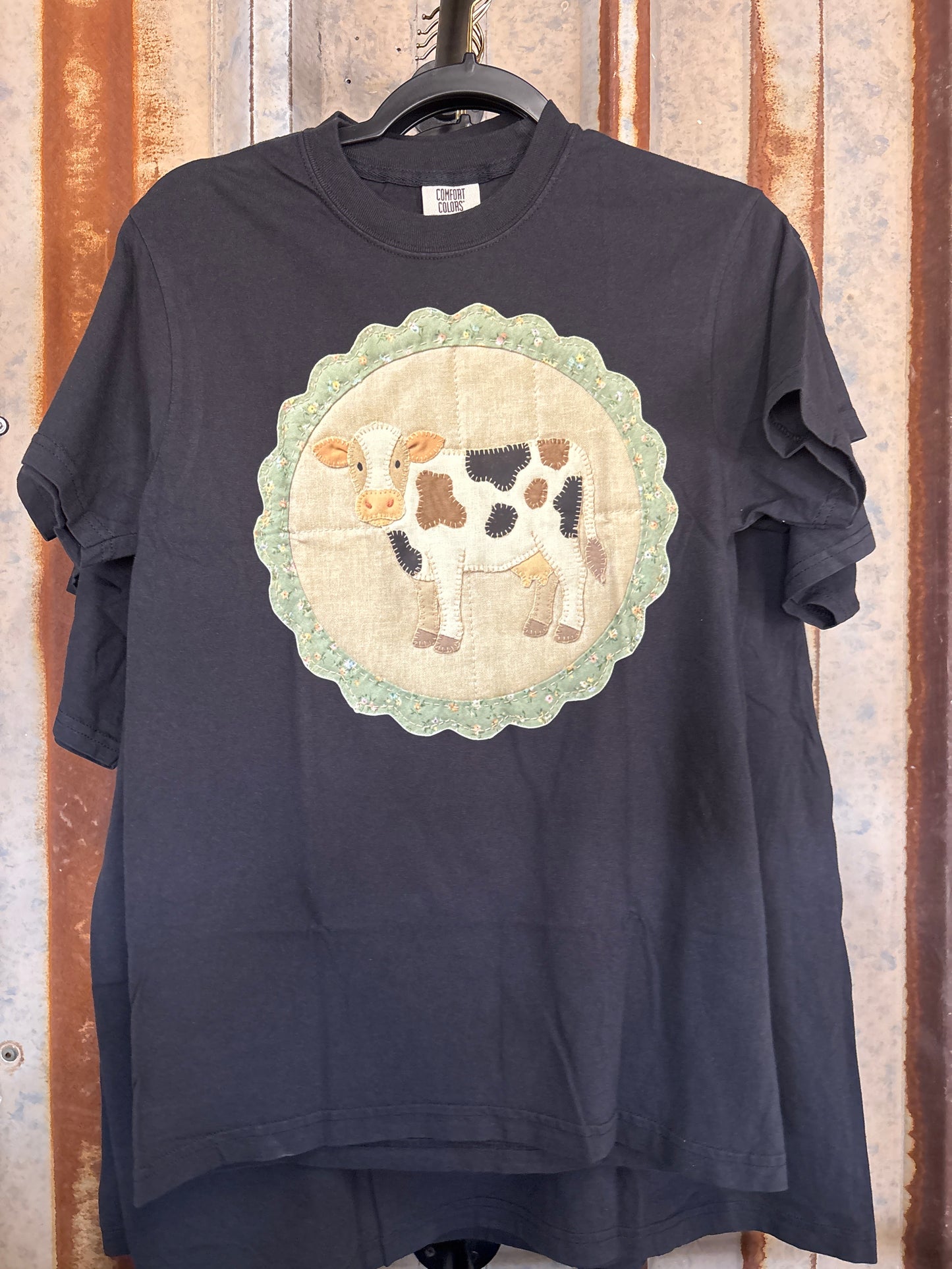 Quilted Cow Tee