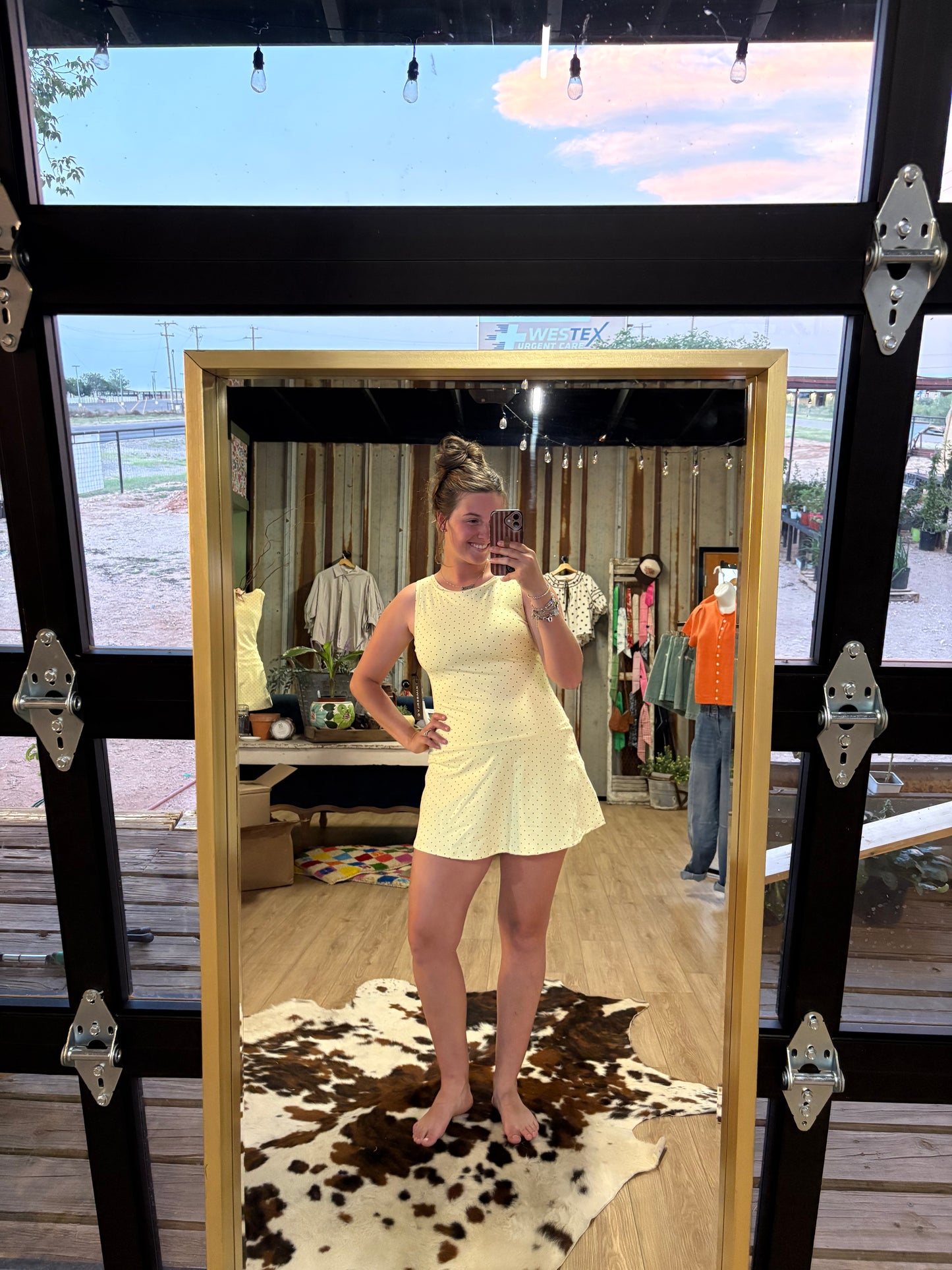 Polka Dot Athletic Dress