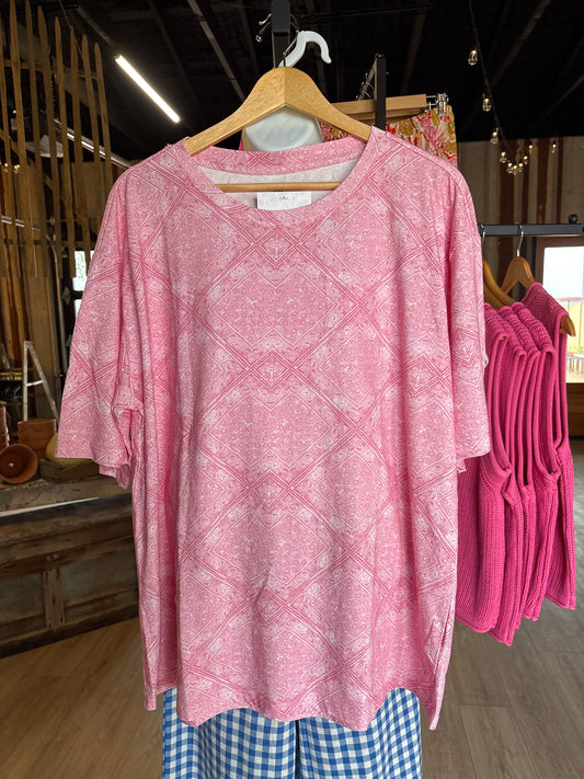 Pink Bandana Tee