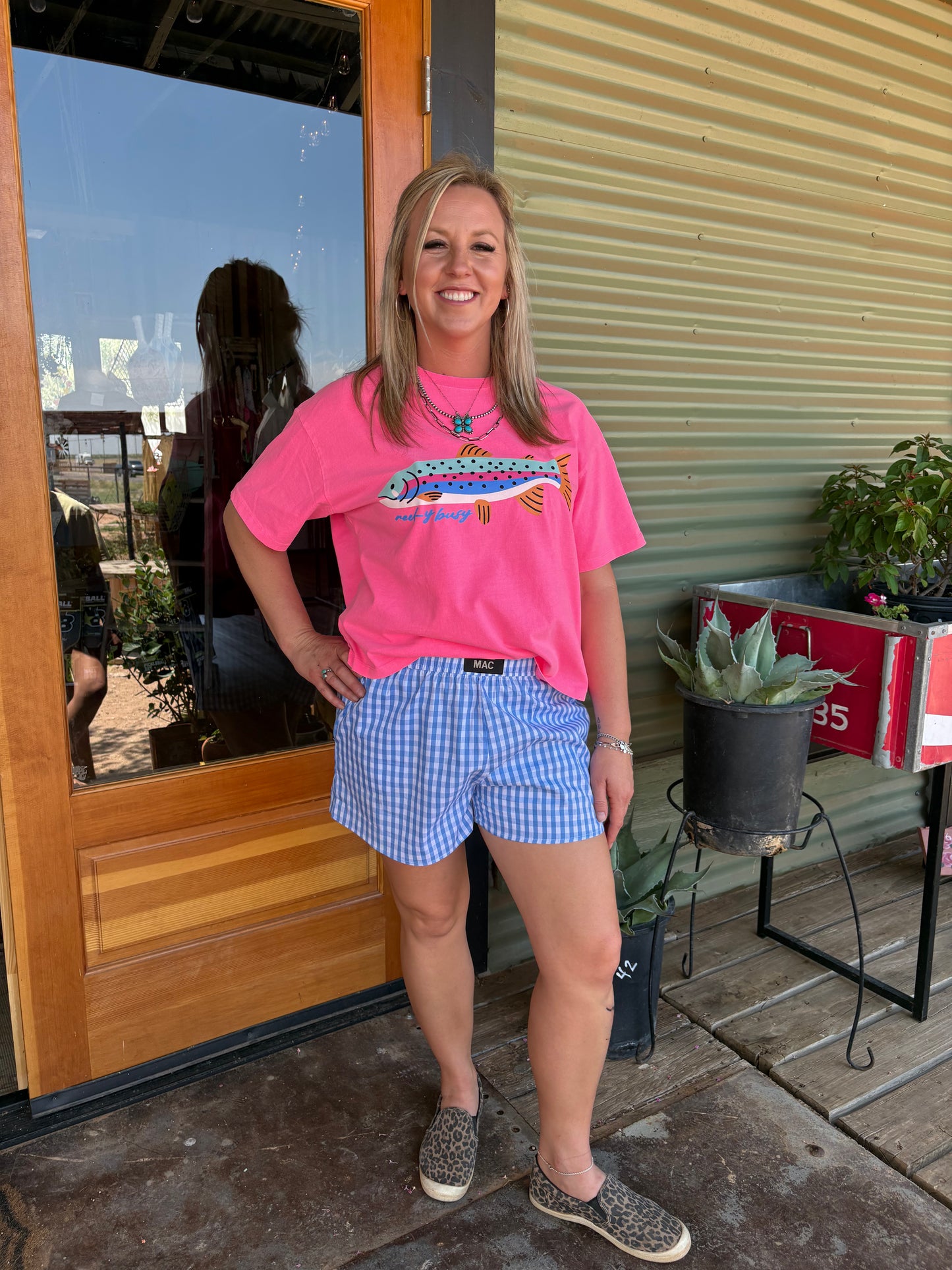 Reel Cute Trout tee