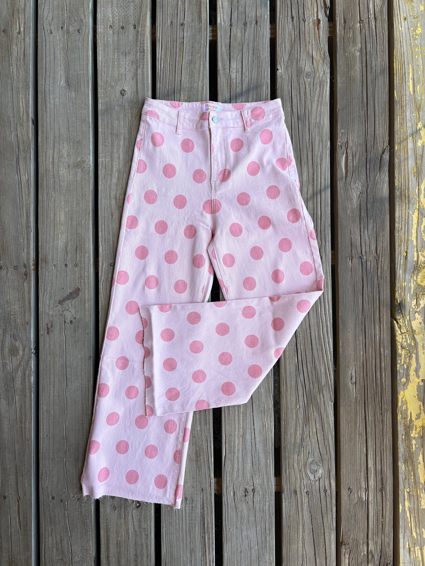 Pink Polka Pants