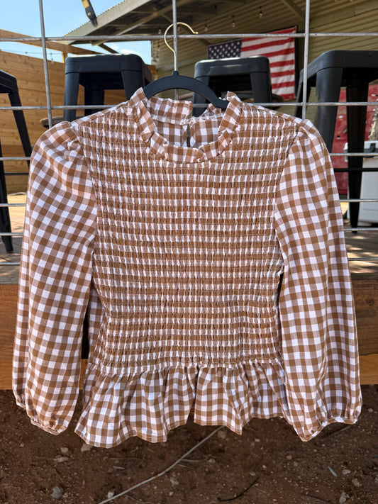 The Lucy Gingham Blouse