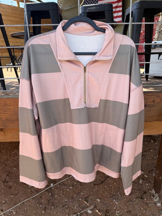 Green Quarter Zip