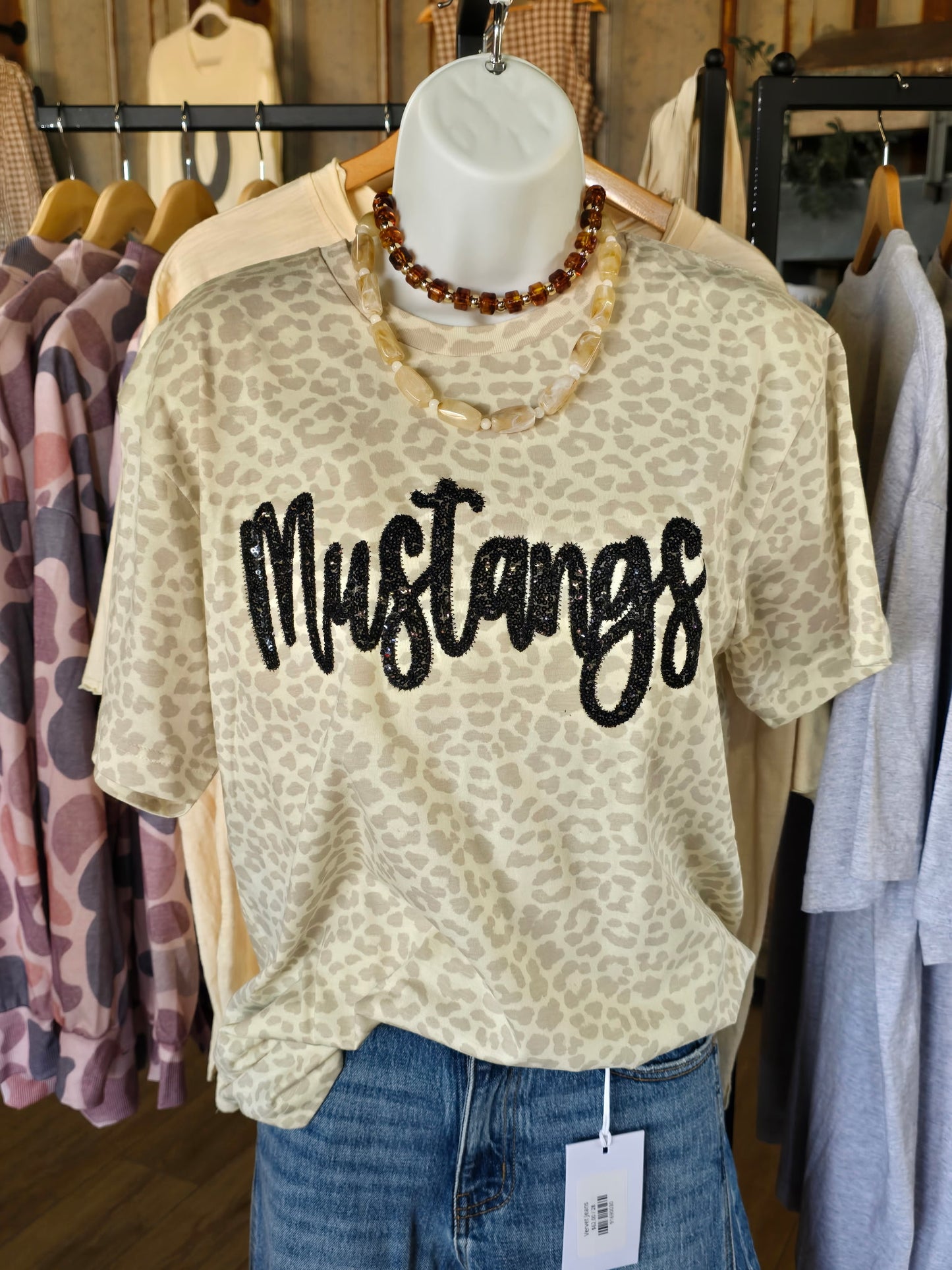 Leopard Mustang Tee