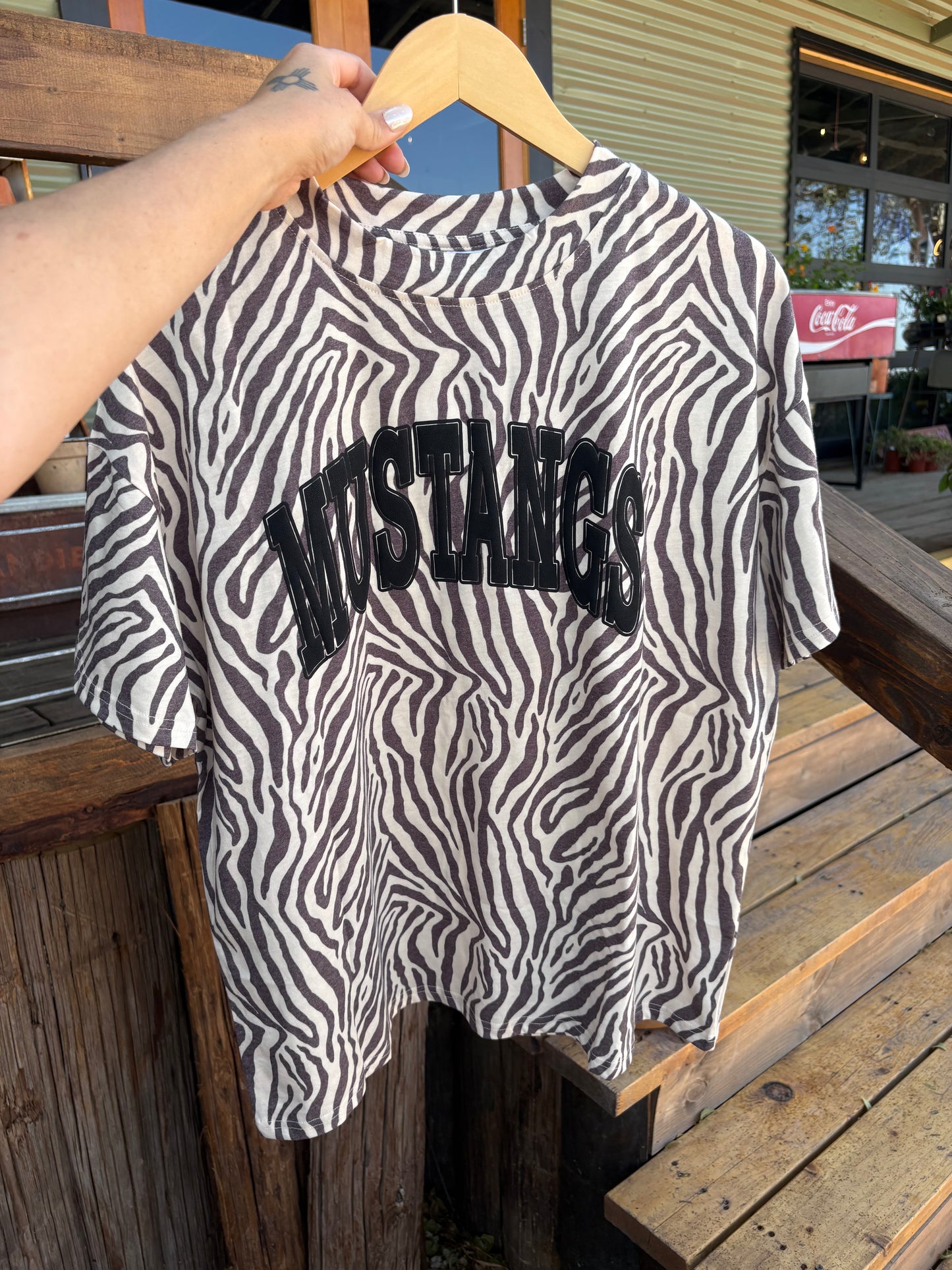 Zebra Mustang Tee
