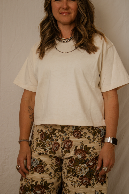 Basic Cream Tee