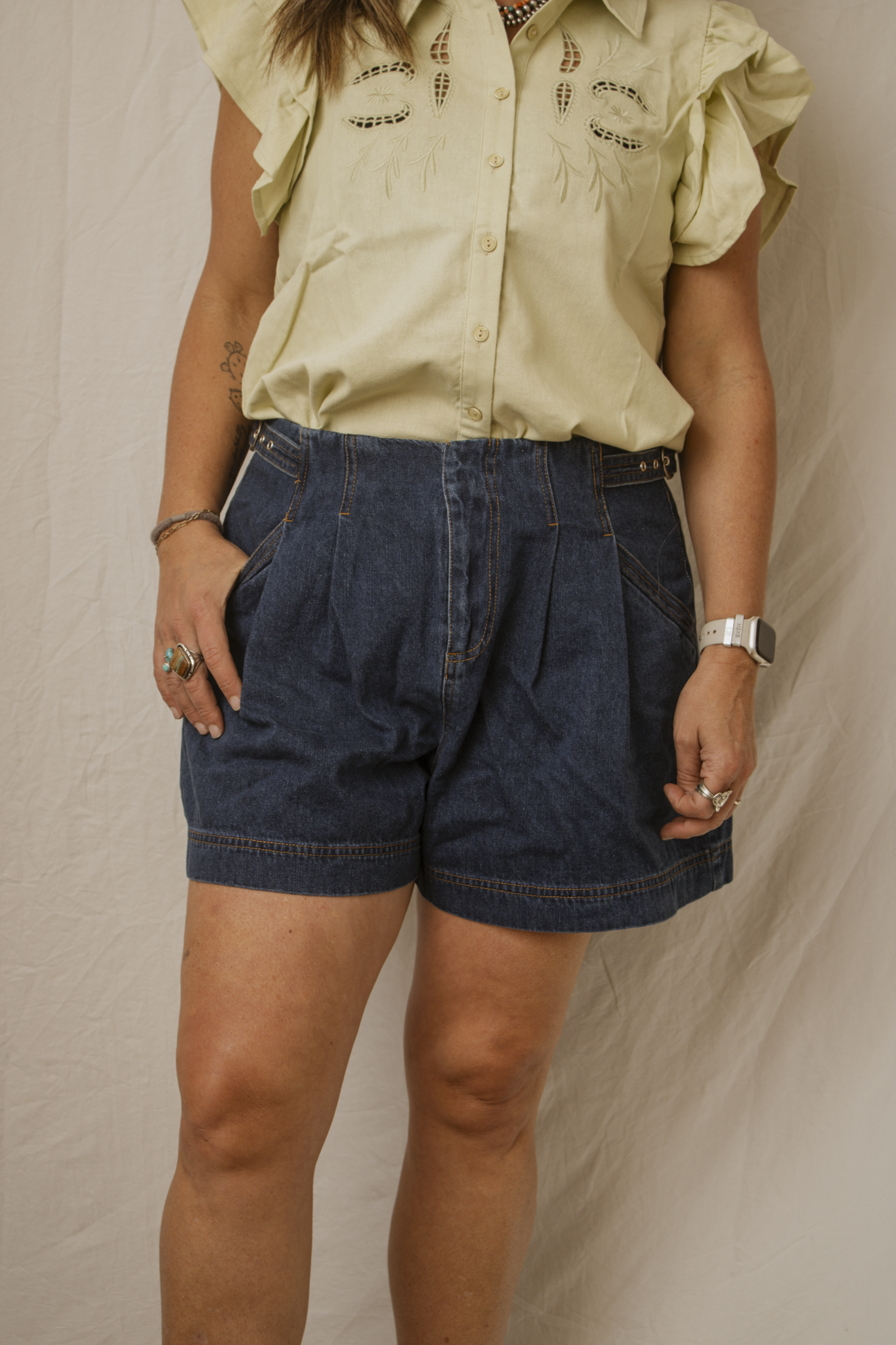 Loretta Denim Shorts