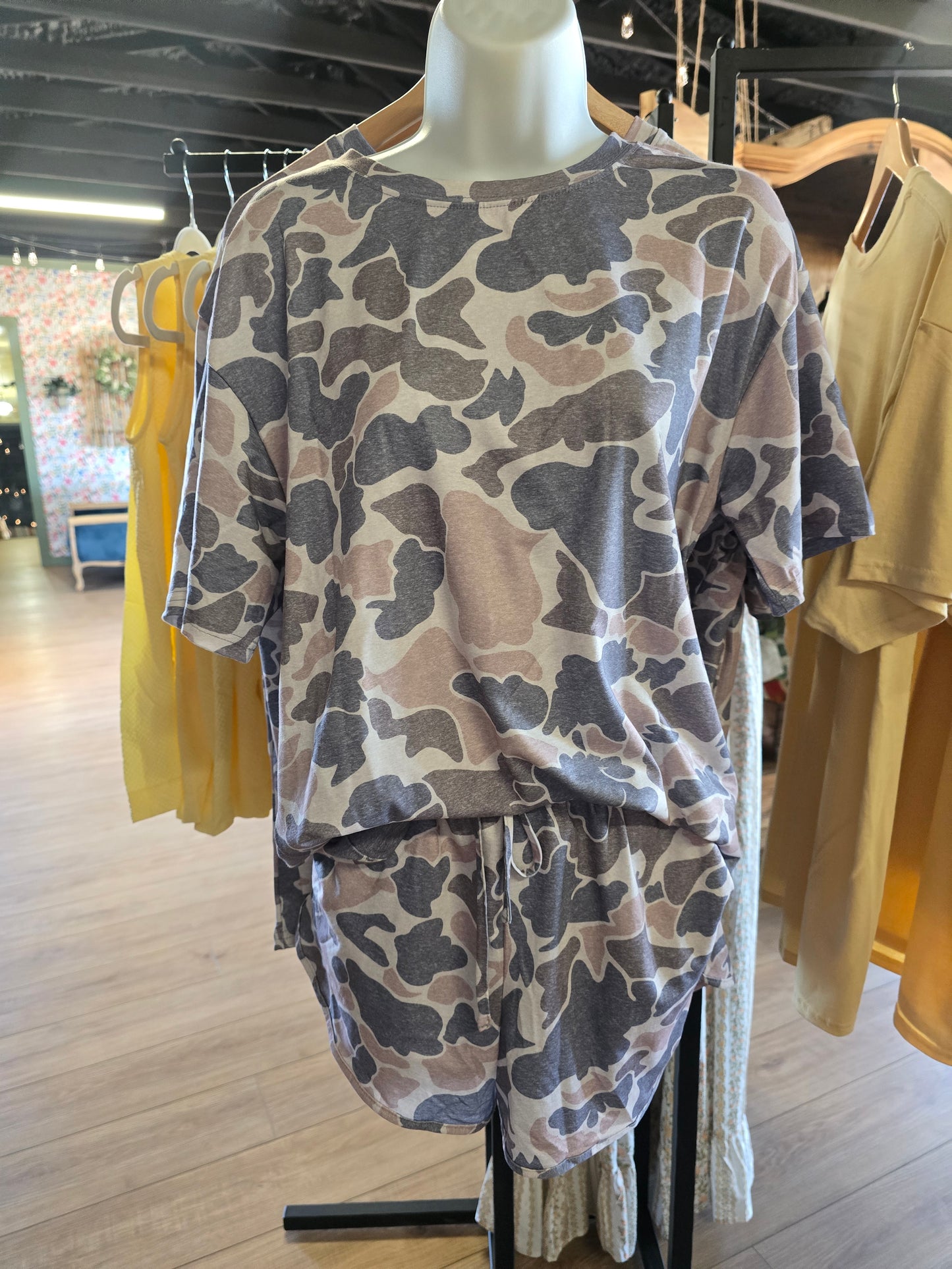 Camouflage Short Set
