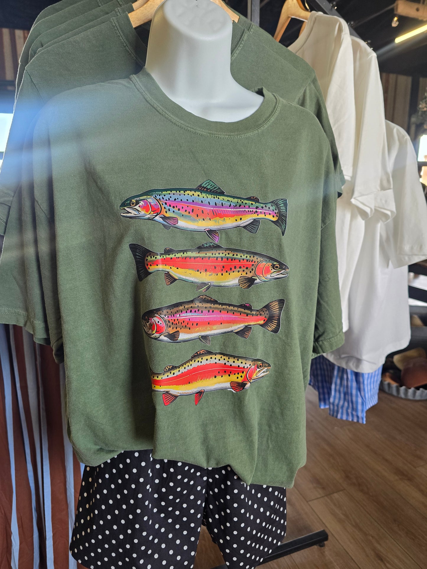 Tin fish tee